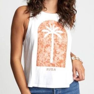 RVCA Palms window tank M